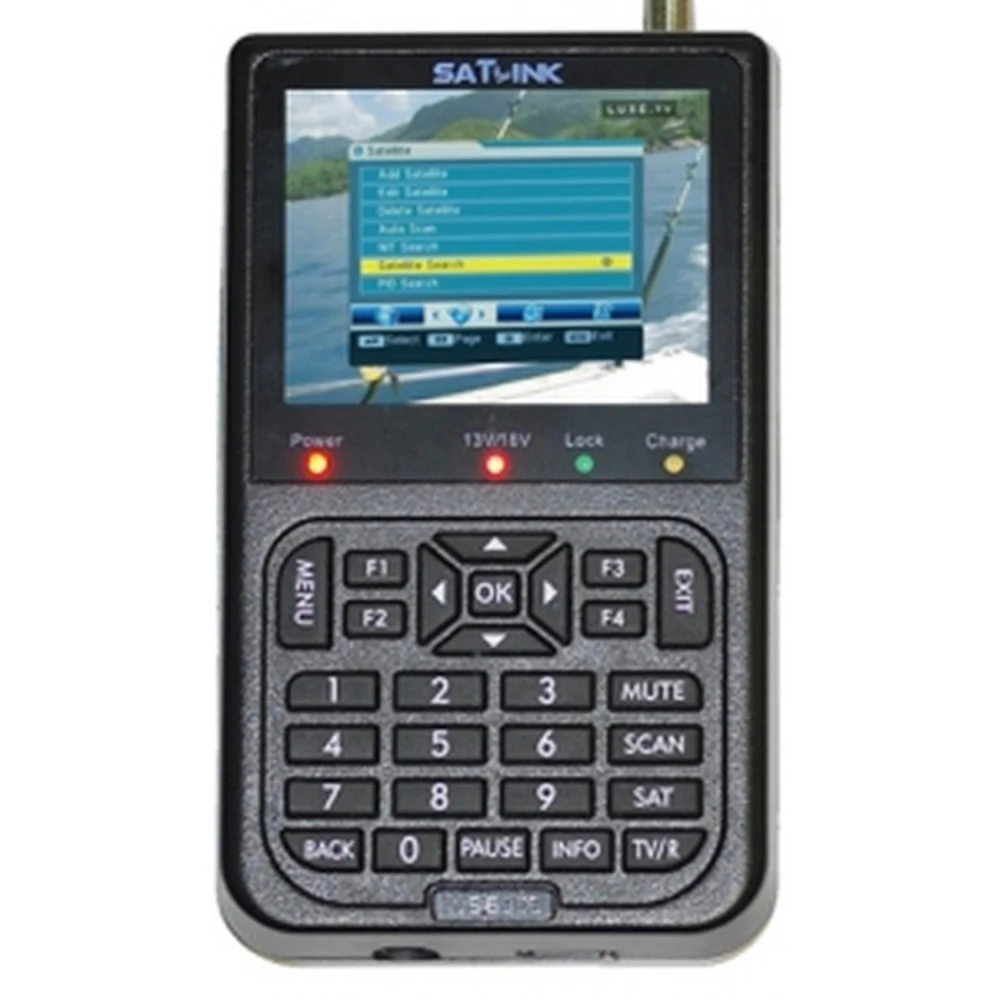 Satlink WS-6906 satellitsøger til justering og præcis måling