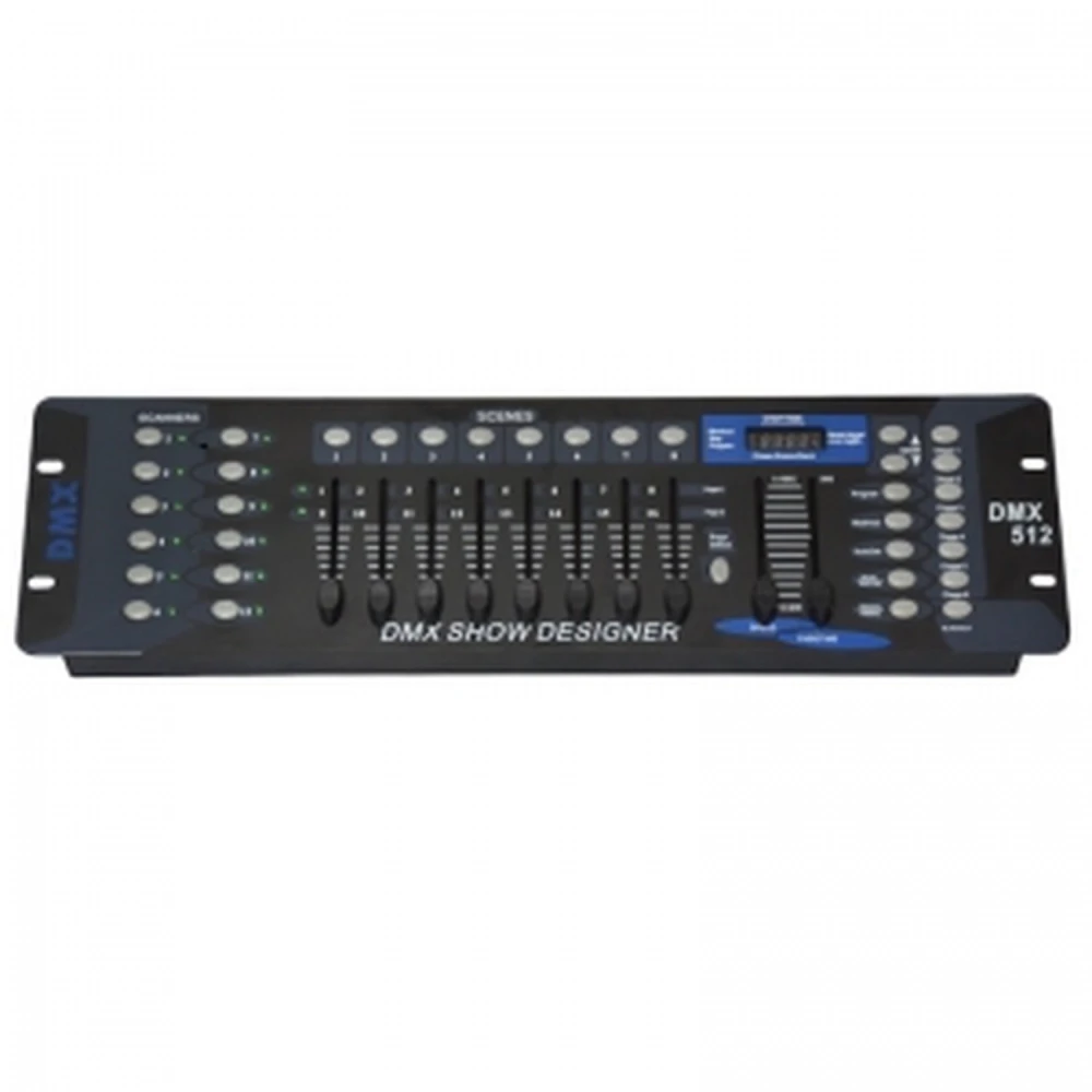 DMX 512 lyscontroller 192 kanaler til lys og DJ