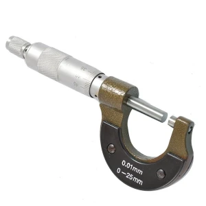 Analogt mikrometer 25 mm med 0,01 mm præcision til præcis måling