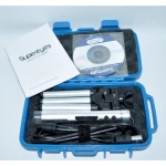 Supereyes B010 USB-mikroskop 2 MP HD 400X med medfølgende stativ