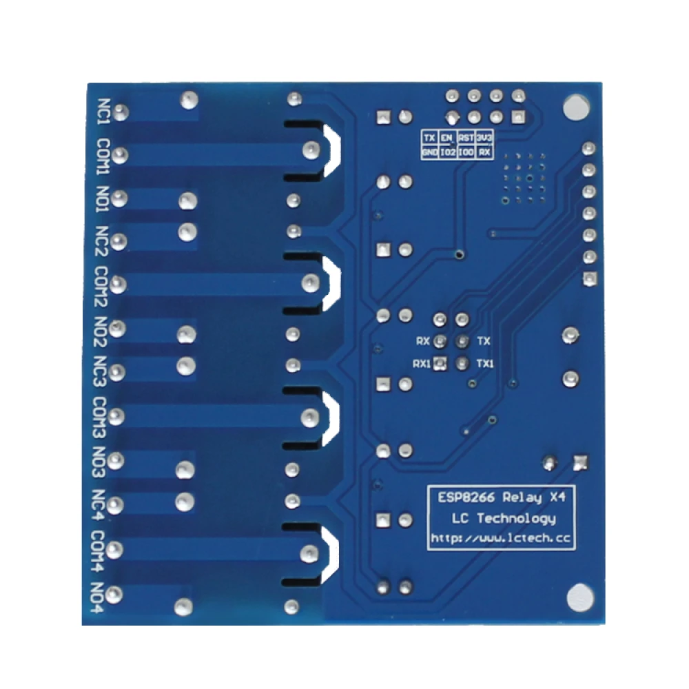 WiFi-relæmodul 4 kanaler ESP8266 til fjernstyring