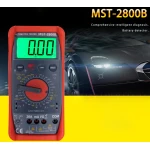 MST-2800B digitalt multimeter med stor LCD-skærm til bil