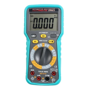 Intelligentt digitalt bilmultimeter OBDEMOTO 2900A med temperatur- og omdrejningstæller
