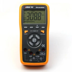 Mastech Victor 70C digitalt multimeter med autorange og USB til pc