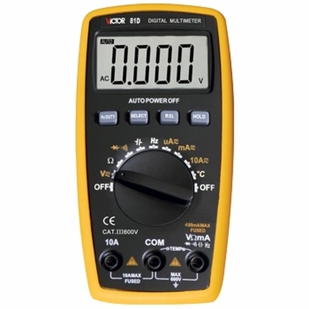 Victor 81D digitalt multimeter med auto-ranging