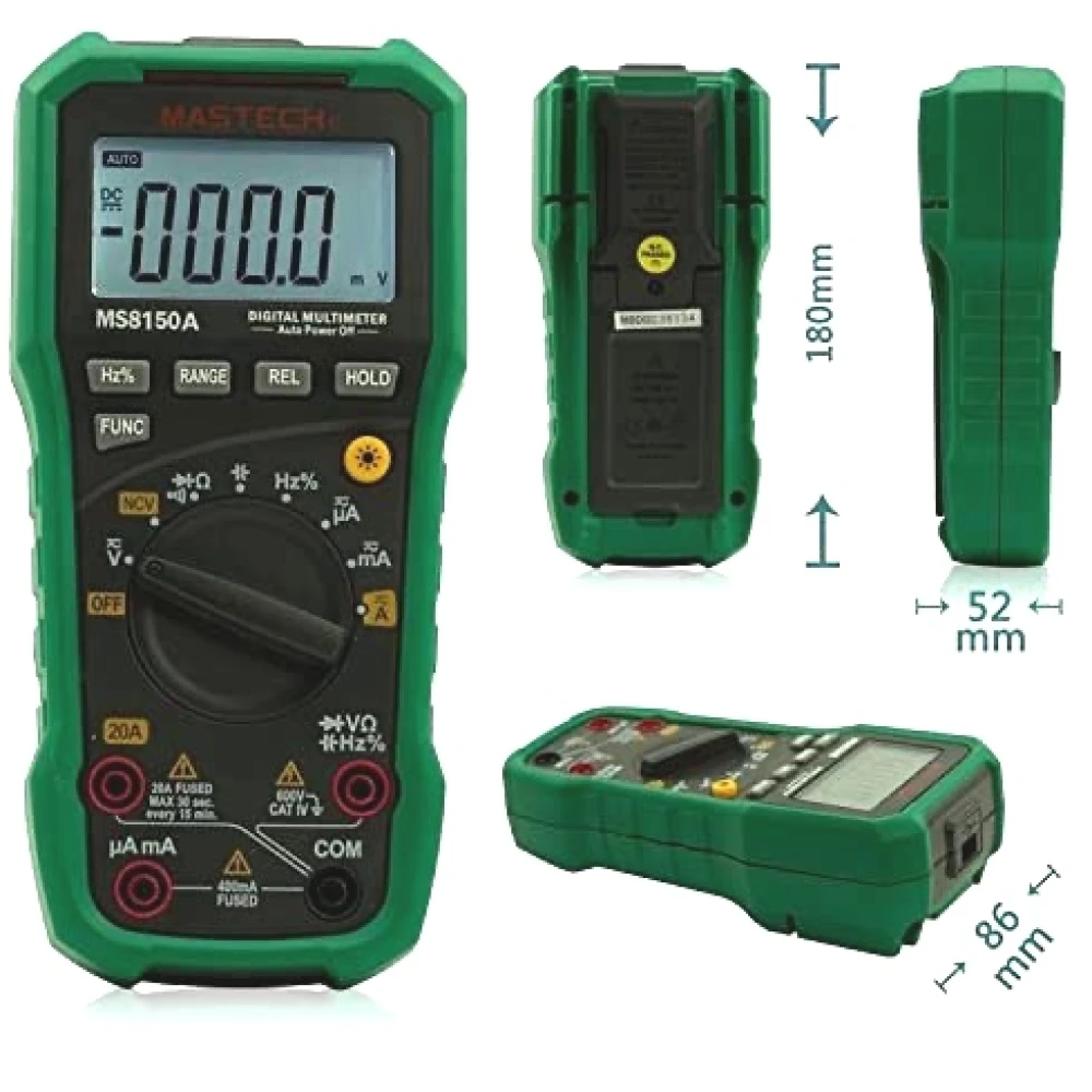 Digitalt multimeter Mastech MS8150A med frekvens og kapacitans