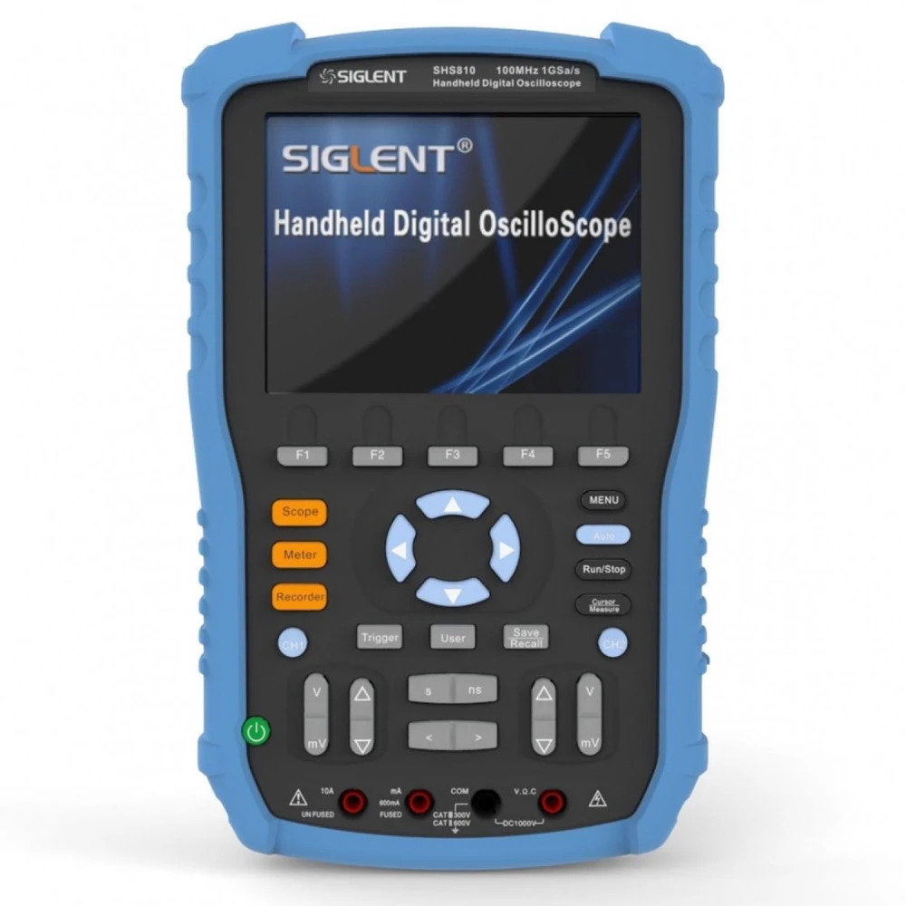 Bærbar digitalt oscilloskop Siglent SHS810 100MHz med 5.7 tommer skærm