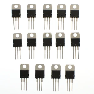 Pakke med 14 TO220 spændingsregulatorer - L7805 til L7824 og LM317T