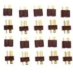 Pakke med 20 T-Dean stik (10 han + 10 hun) til droner og RC