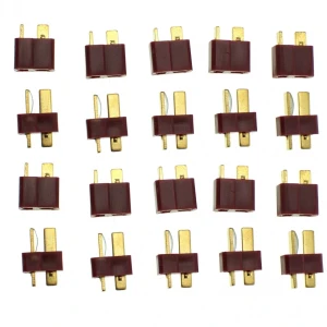 Pakke med 20 T-Dean stik (10 han + 10 hun) til droner og RC