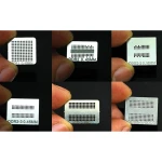 Pack 6 reballing-skabeloner til DDR-, DDR2-, DDR3- og GDDR5-chips
