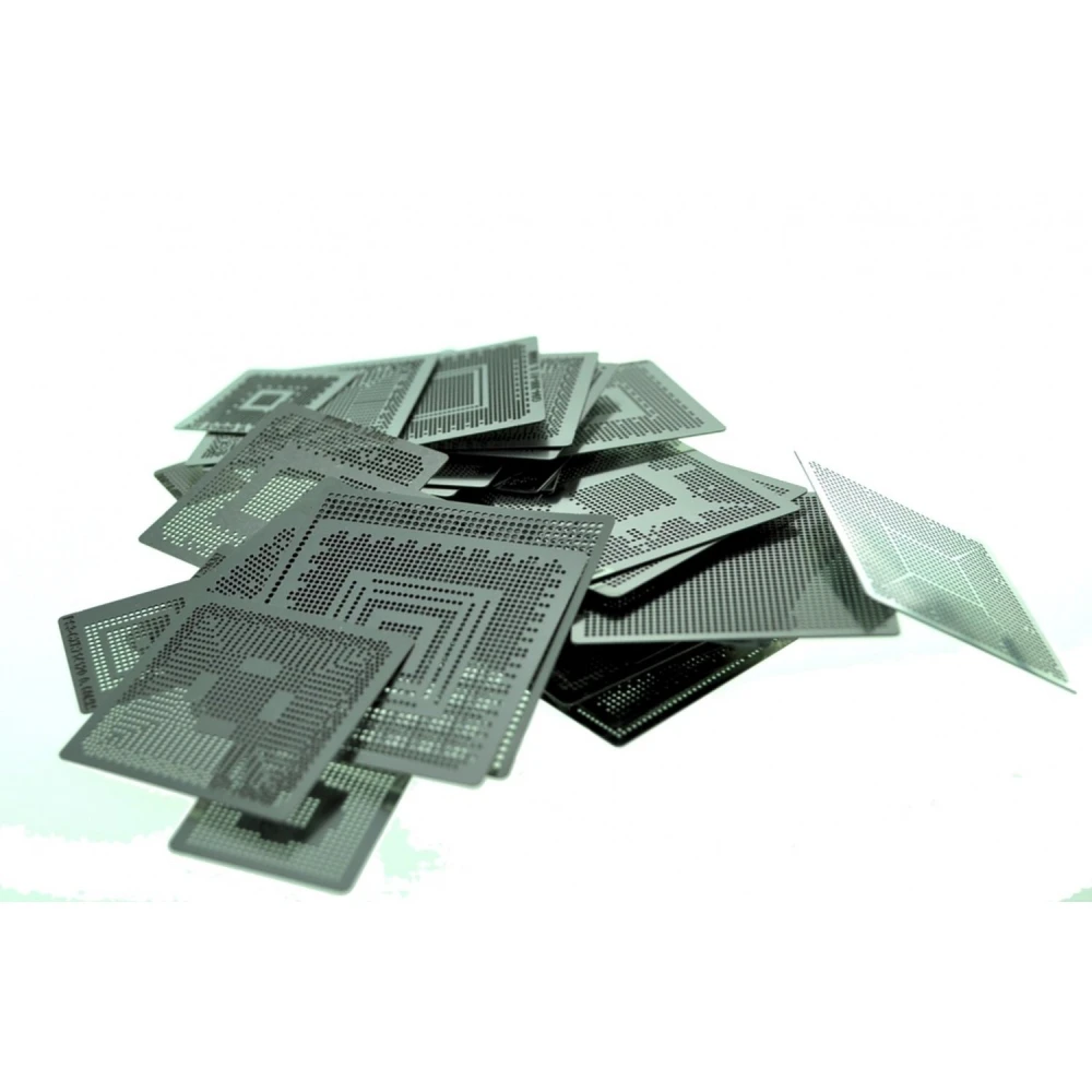 Pack 79 varme-stencils til BGA-lodning og elektronikreparation