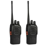 2-pak Baofeng BF-888S dual band UHF 5W med headset