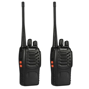 2-pak Baofeng BF-888S dual band UHF 5W med headset