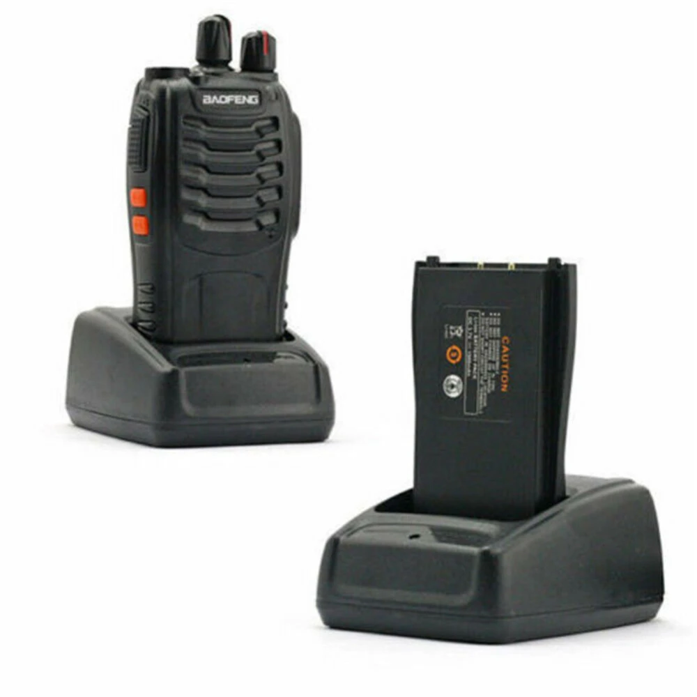 2-pak Baofeng BF-888S dual band UHF 5W med headset