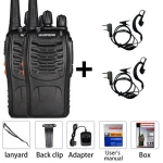 2-pak Baofeng BF-888S dual band UHF 5W med headset