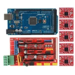 Reprap RAMPS 1.4 + Arduino Mega + 5 A4988 stepmotor-drivere til 3D-printere