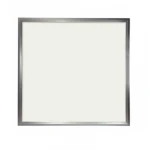 Slim LED-panel 60x60cm 48W kold hvid 6000K med sølvramme og driver