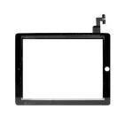 Sort touchpanel til iPad 2 - kompatibel reservedel til iPad 2