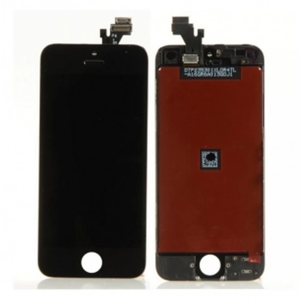 Komplet skærm til iPhone 5 sort (touch + LCD) - original reservedel