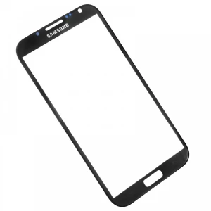 Samsung Galaxy Note 2 N7100 glas-skærm sort - kvalitetsreservedel