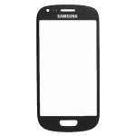 Samsung Galaxy S3 Mini glas-skærm sort - original reservedel