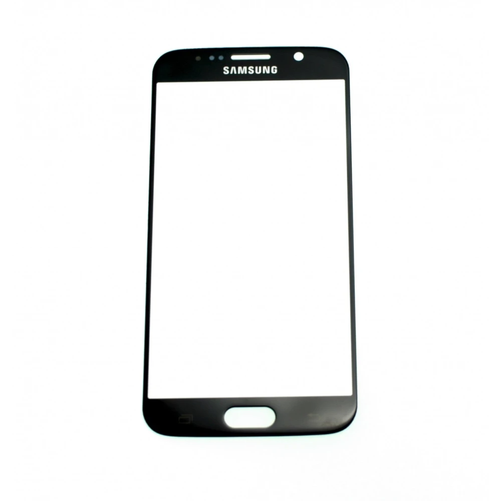 Samsung Galaxy S6 glas-skærm sort - reservedel i høj kvalitet