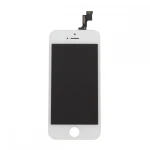 Komplet hvid iPhone 5S skærm med touch og LCD digitizer