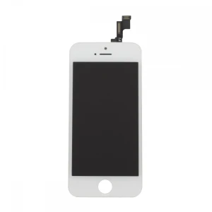 Komplet hvid iPhone 5S skærm med touch og LCD digitizer