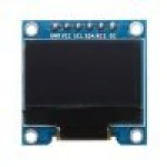 0,96 tommer hvid SPI OLED-skærm 12864 LED til Arduino satkit