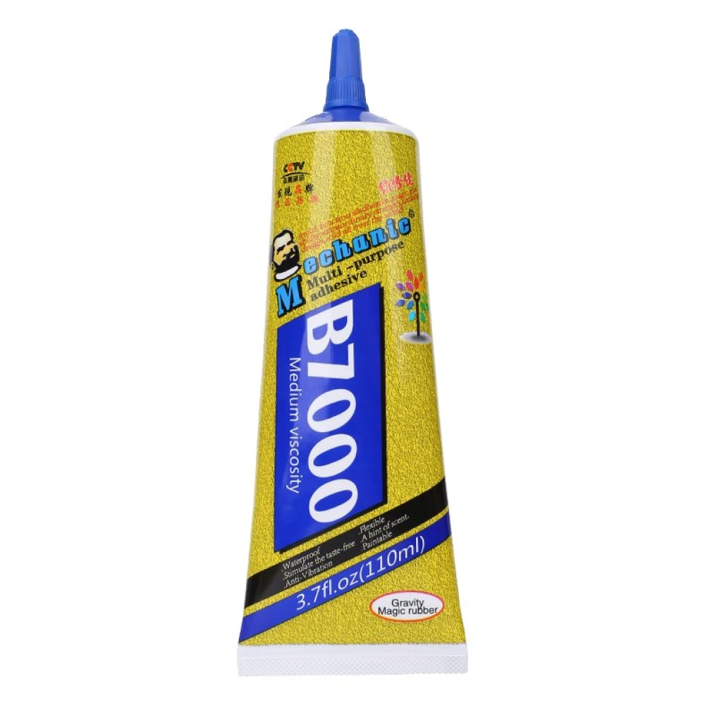 B7000 lim 110ml transparent - multifunktionelt lim til reparation og elektronik