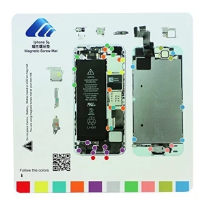 Magnetisk skruetavle til iPhone 5S-skruer fra satkit