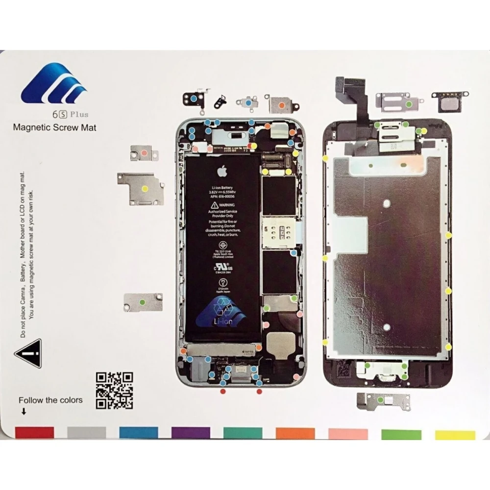 Magnetisk skruetavle til iPhone 6s Plus fra satkit