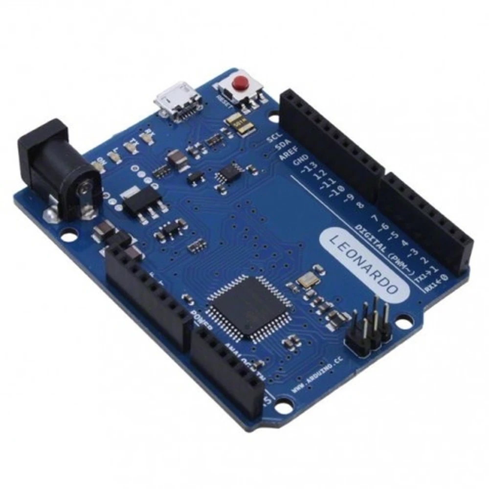 Kompatibelt ATmega32u4 Arduino Leonardo-kort til elektronikprojekter