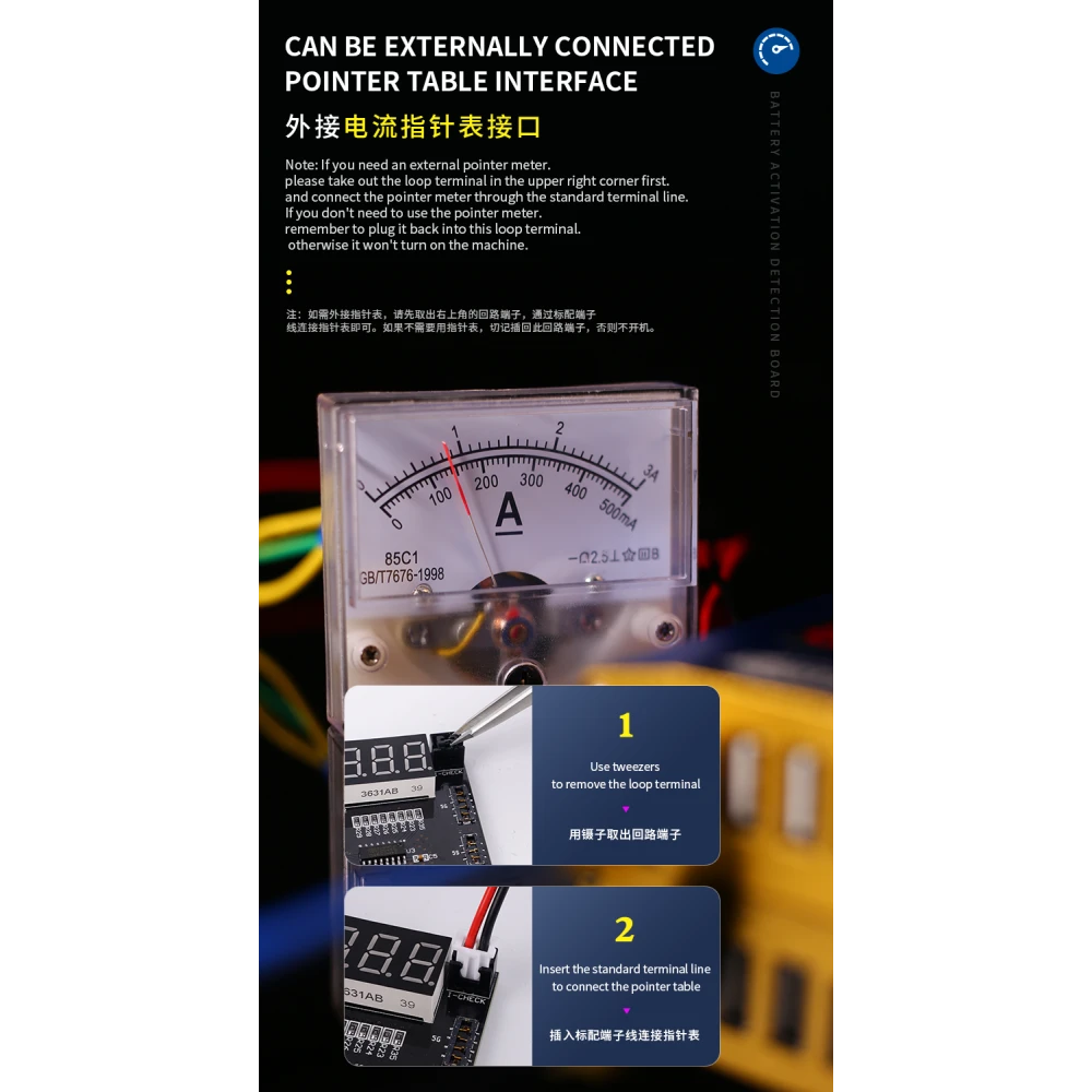 Mechanic BA27 batteriaktiveringskort til iPhone og Android
