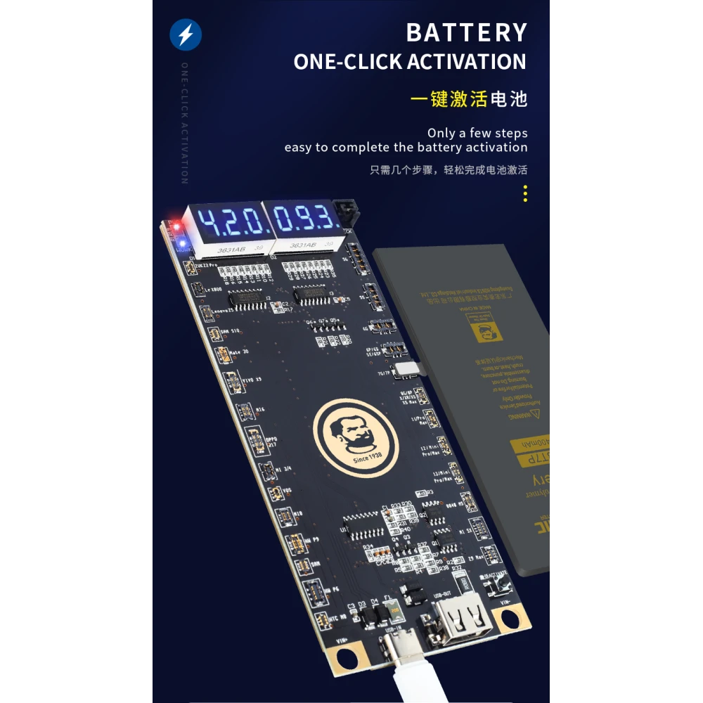 Mechanic BA27 batteriaktiveringskort til iPhone og Android