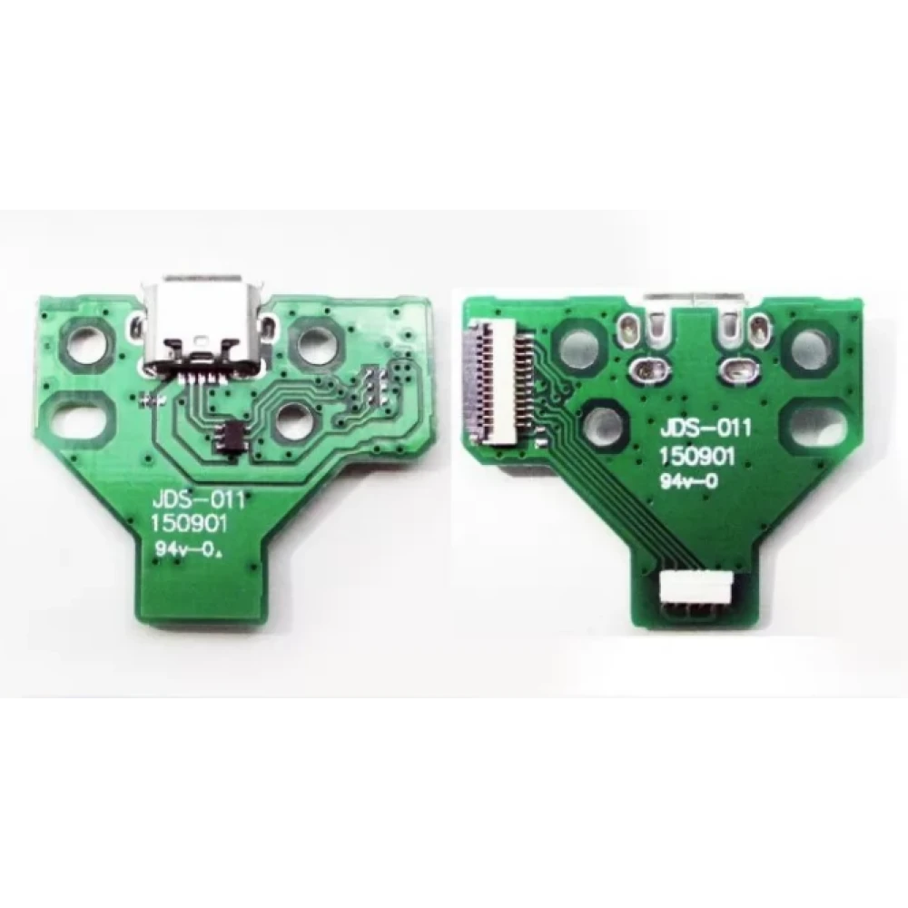 PS4 opladningskort JDS-011 til Dualshock 4 med Micro USB 12-pin stik