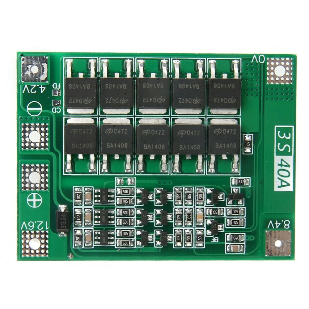 PCB-beskyttelsesplade 3S 40A til litiumbatteri
