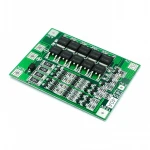 Detalle de la placa PCB de protección 4S 40A para baterías 18650 y polímero de litio