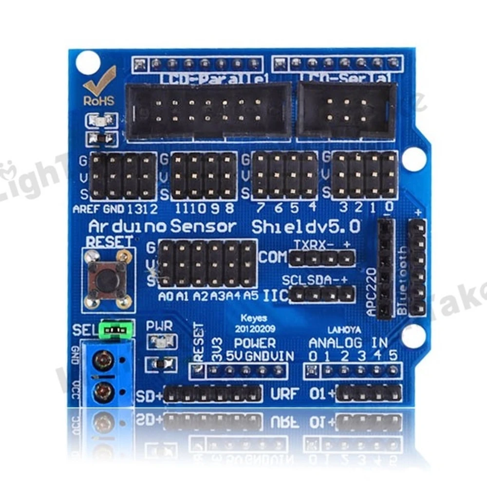 Sensor Shield v5 kompatibel med Arduino til DIY-projekter