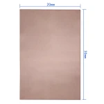 PCB-kobberplade 20x30cm enkeltsidet i FR4 glasfiber til DIY