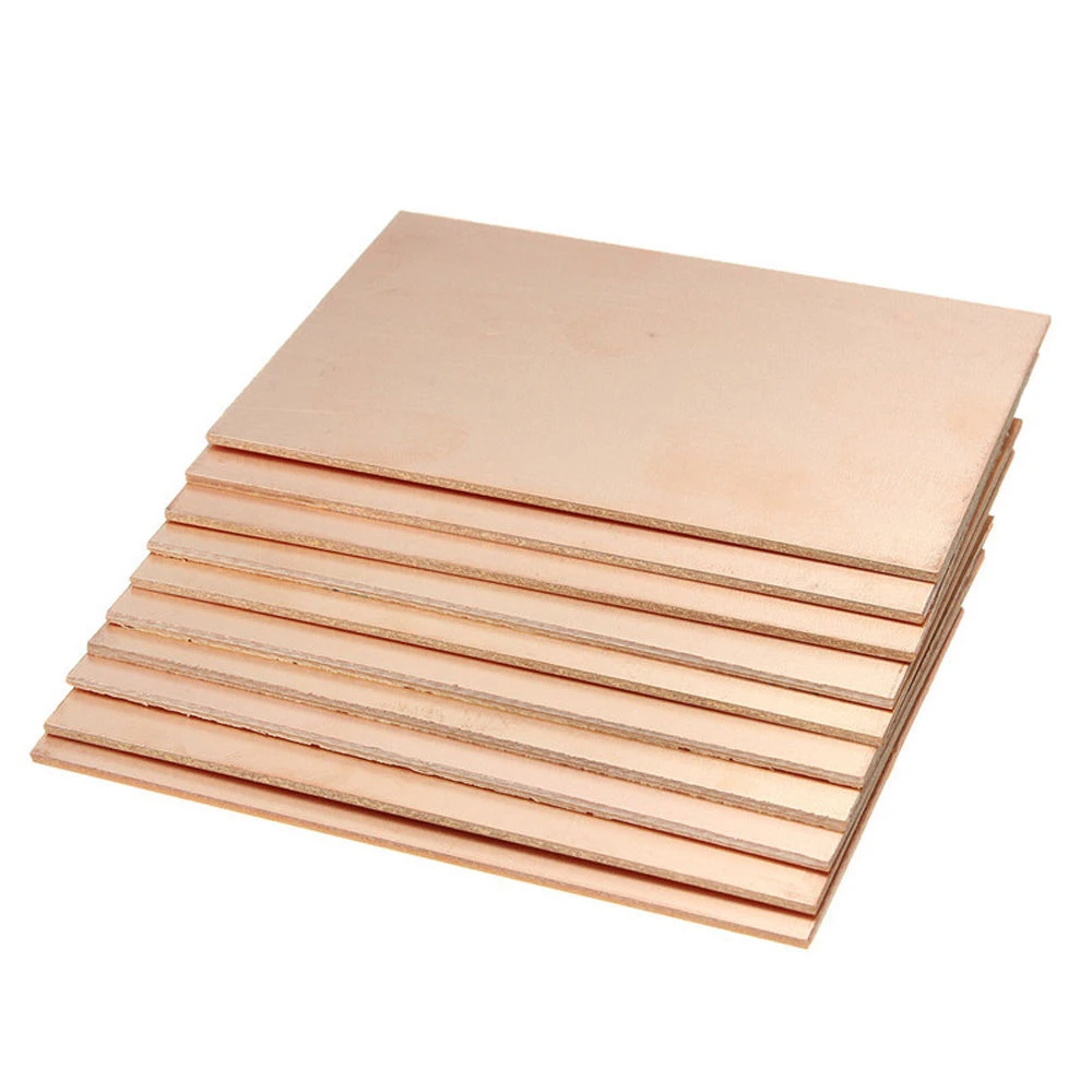 PCB-plade i glasfiber og kobber 7x10cm enkeltlag til DIY-projekter