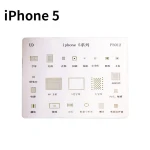 IC stencilplade til iPhone 5 til BGA reballing med direkte varme