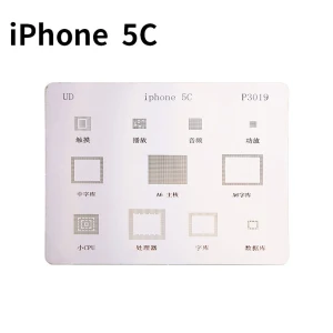 IC stencilplade til iPhone 5C til BGA reballing med Mlink-kvalitet