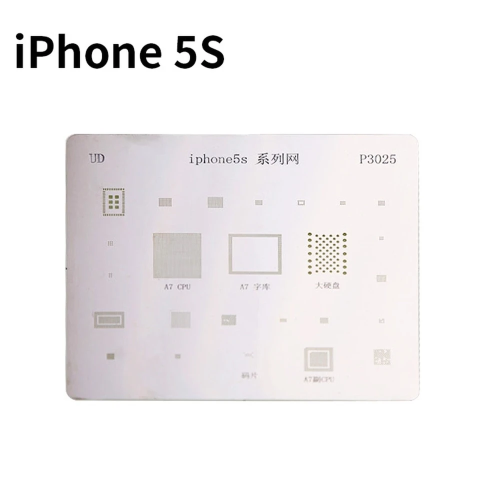 IC stencilplade til iPhone 5S til professionel reparation med reballing-skabelon