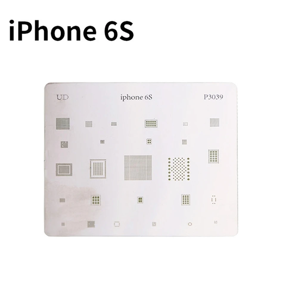 IC stencilplade til iPhone 6S til BGA-reparation med skabelon til direkte varme