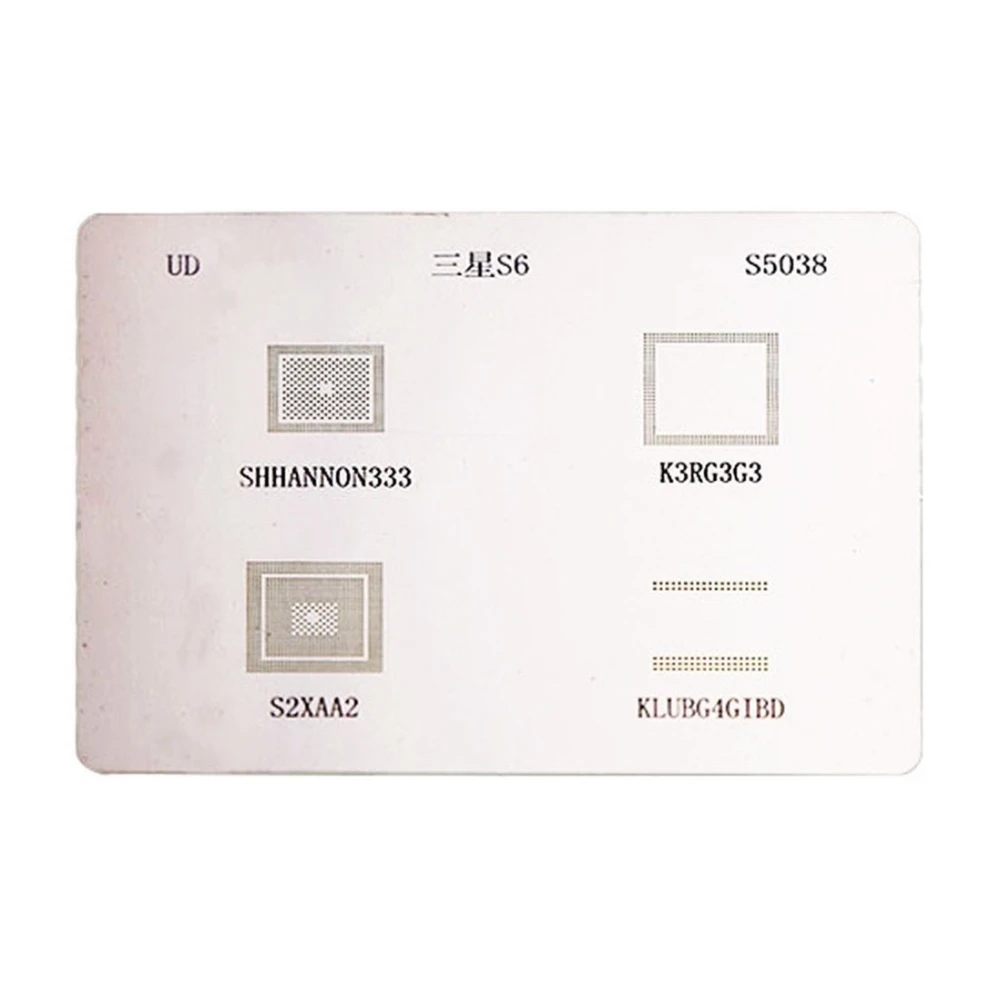 Samsung S6 IC stencilplade - reballing skabelon til BGA-reparation