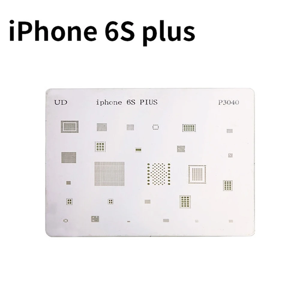 Stencilplade til iPhone 6s Plus til reballing og professionel reparation