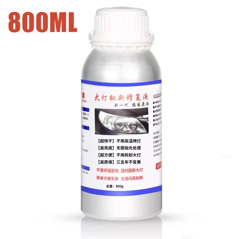 Flydende polymer til forlygte-restaurering, 800ml TSX TOOL