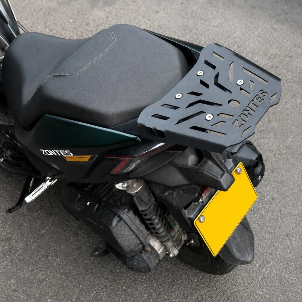 Bagagebærer Zontes 150X / 125X — Jernbagagebærer 4 mm, Sort